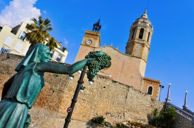 Kilise sant bartomeu, ben santa tecla sitges, İspanya