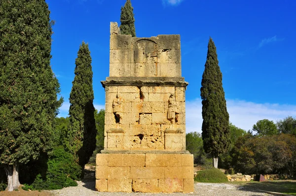 Ancient roman Torre dels Escipions in Tarragona, Spain — Stock Photo, Image