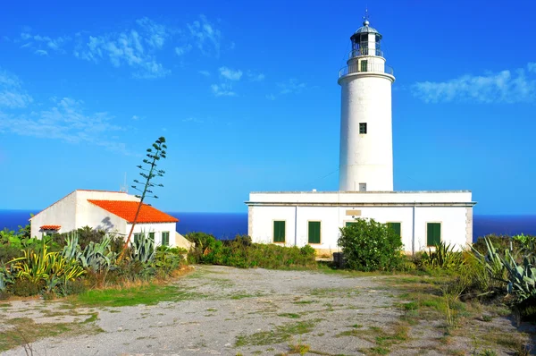 Far de la Mola en Formentera, Islas Baleares, España — Foto de Stock