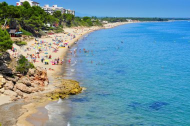 Cala dels vienesos beach, miami platja, İspanya