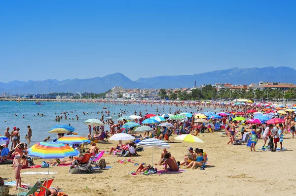 Prat de en Fores Beach, Cambrils, Spagna — Foto Stock