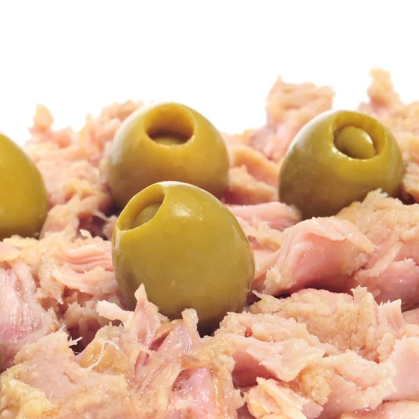 Tuna and olives — Stock Photo, Image