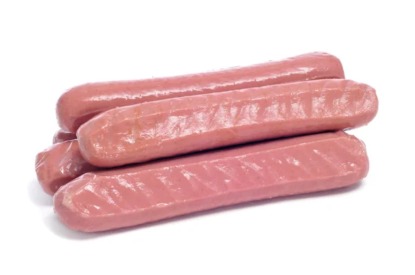 Raw hot dogs — Stock Photo, Image