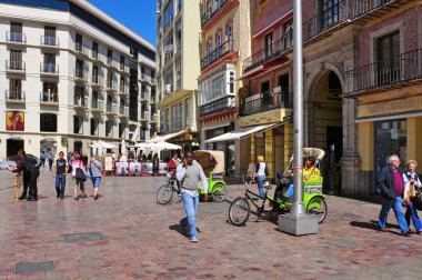 Calle larios Malaga, İspanya