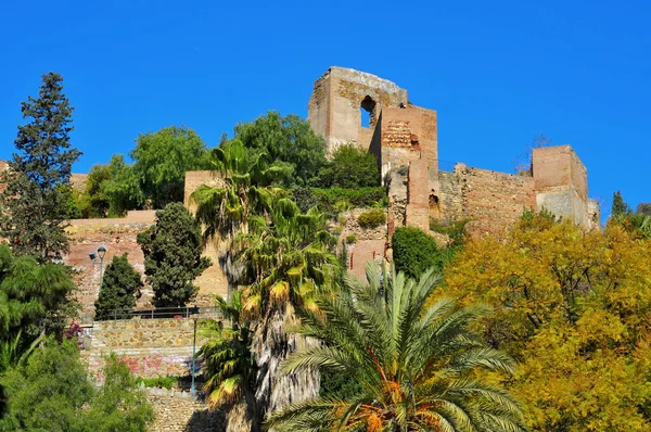 Alcazaba di Malaga, a Malaga, Spagna — Foto Stock