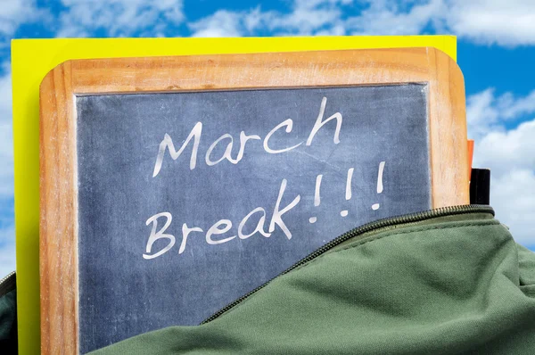 March break — Stock Photo, Image
