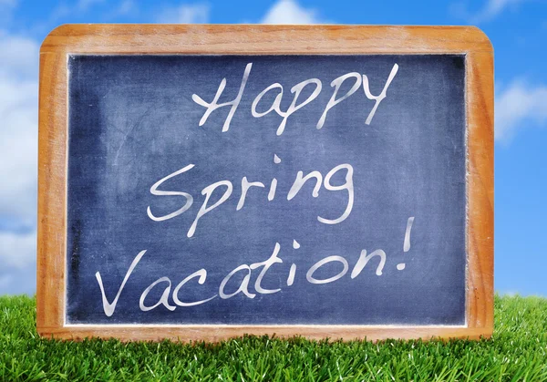 Happy spring vacation — Stock Photo, Image