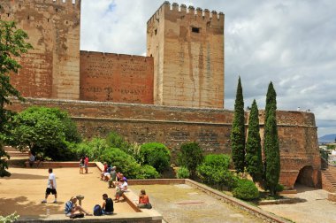 La alhambra, granada, İspanya