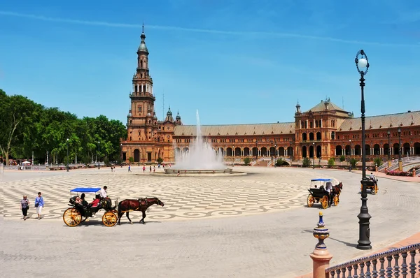 Plaza de Espana in Sevilla, Spanien — Stockfoto