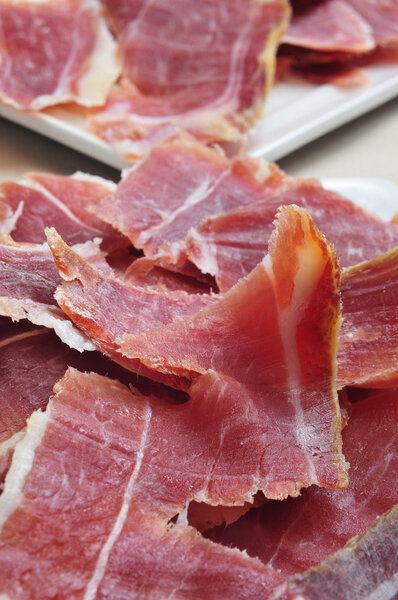 serrano ham tapas