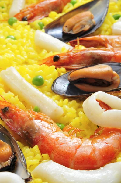 Spaanse paella — Stockfoto