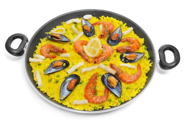 Spanyol paella — Stock Fotó