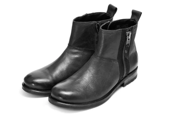 Leather boots — Stock Photo, Image