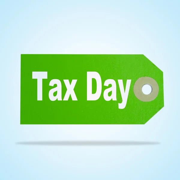 День налогообложения — стоковое фото