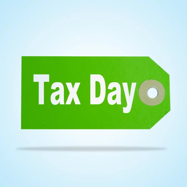 Tax day — Stock Photo, Image