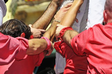 Castells, insan tarragona, İspanya kuleleri.