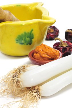 calcots ve Katalan tatlı soğan romesco sos
