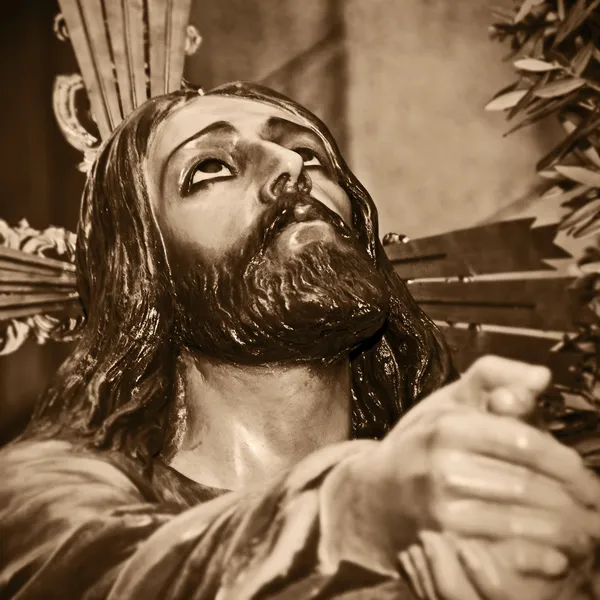 Jésus-Christ priant dans le jardin de Gethsémani — Photo