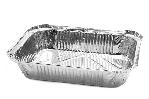 Aluminium foil tray — Stock Photo, Image