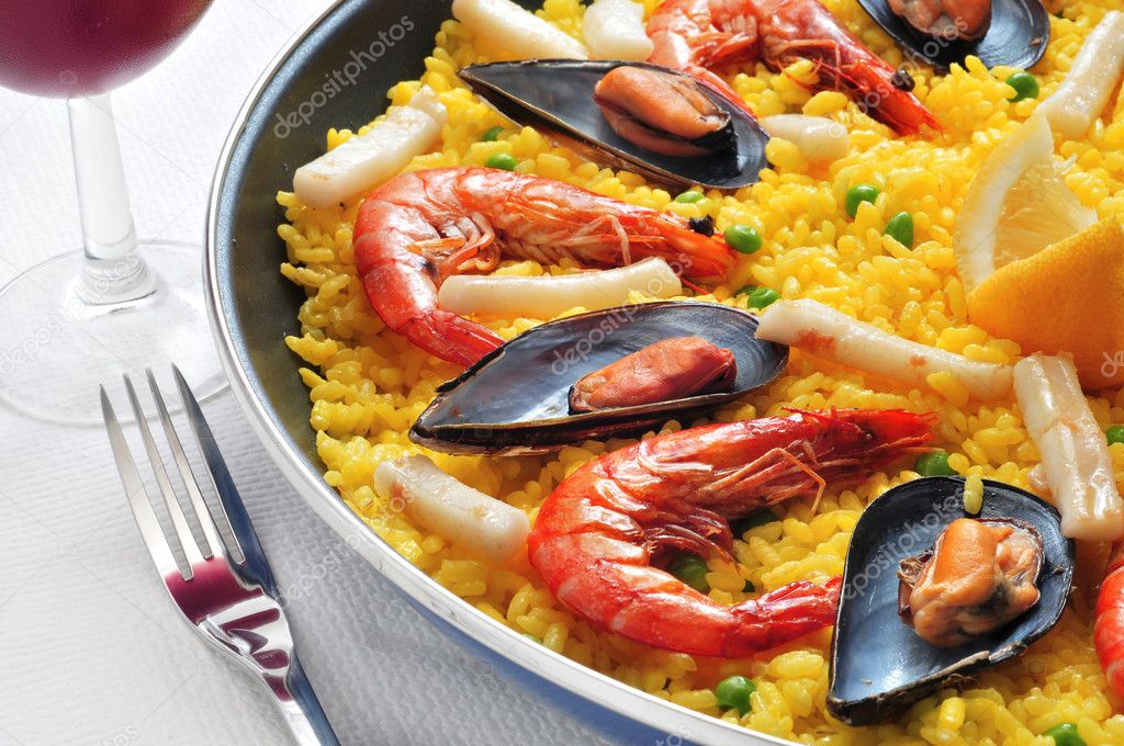 Spanish paella — Stock Photo © nito103 23727409