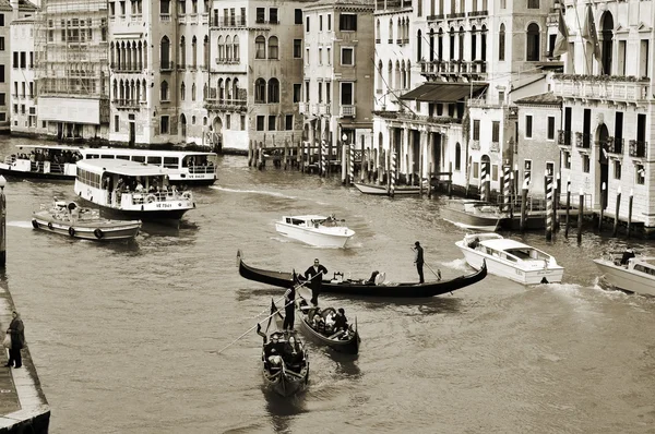 Canal Grande i Venedig, Italien — Stockfoto