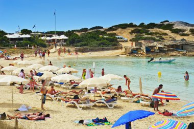ses illetes beach formentera, Balear Adaları, İspanya