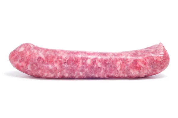 Rå fläskkorv kött — Stockfoto