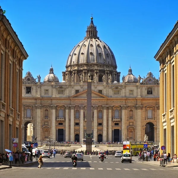 Bazylika Świętego Piotra w Watykanie, Włochy — Zdjęcie stockowe