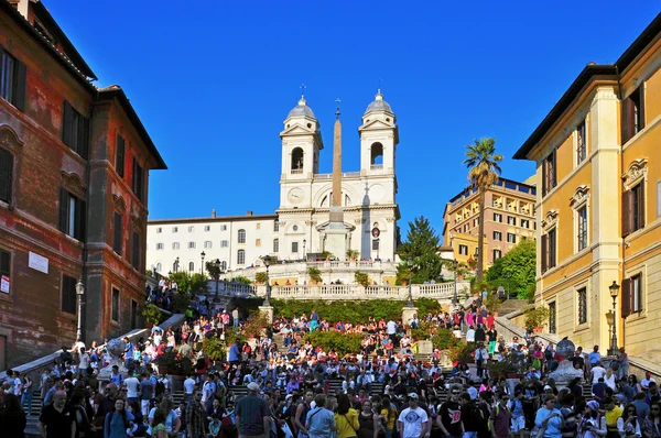 Spanska trappan i Rom, Italien — Stockfoto