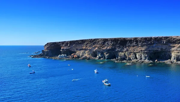 Grotten in ajuy, fuerteventura, Canarische eilanden, Spanje — Stockfoto