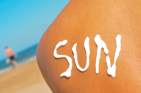 Sol y verano en la playa — Foto de Stock