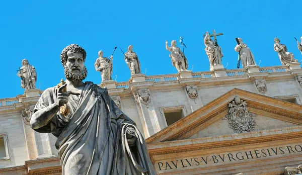 Bazylika Świętego Piotra w Watykanie, Włochy — Zdjęcie stockowe