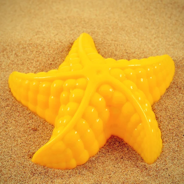 Starfish na areia — Fotografia de Stock