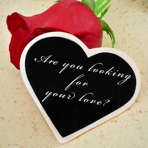 Are you looking for your love? — Stock Photo, Image