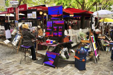 Place du tertre Paris, Fransa