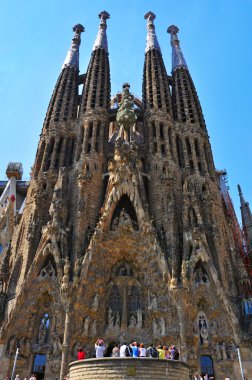 La sagrada familia için Barselona, İspanya