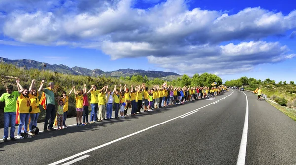 Camino Catalán, en Ametlla de Mar, Cataluña, España — Foto de Stock