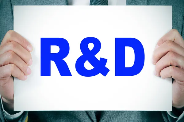 RnD, investigação e desenvolvimento — Fotografia de Stock