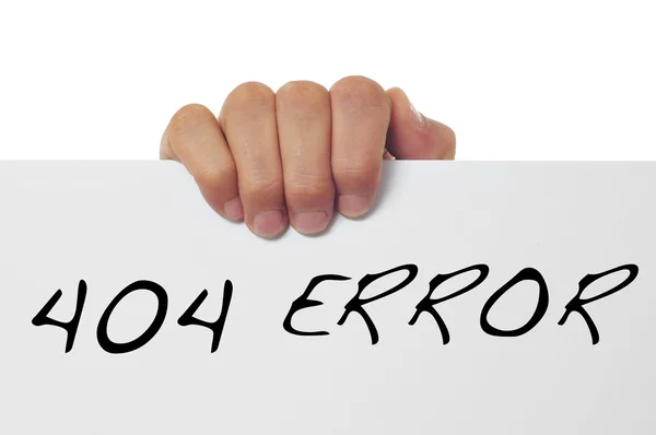 404 error — Stock Photo, Image
