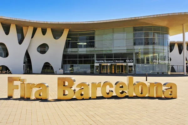 Fira de Barcelona em Barcelona, Espanha — Fotografia de Stock
