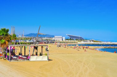 La nova mar bella beach, Barselona, İspanya