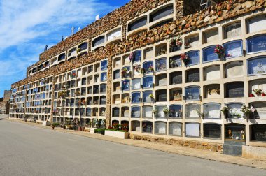 Montjuic mezarlığı Barcelona, İspanya