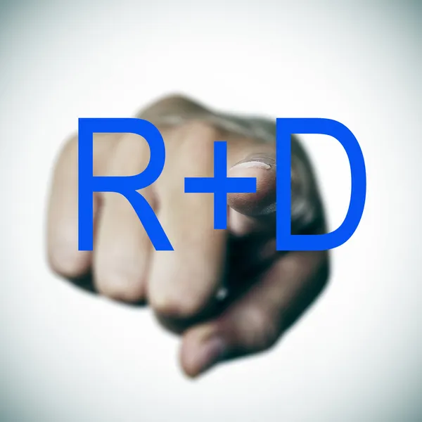 RnD, investigação e desenvolvimento — Fotografia de Stock