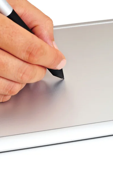 Stylus and graphics tablet — Stock Photo, Image