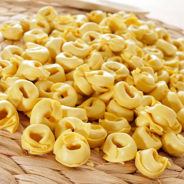 Uncooked tortellini — Stock Photo, Image