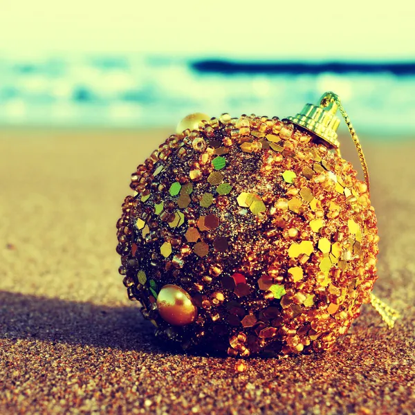 Natale in spiaggia — Foto Stock