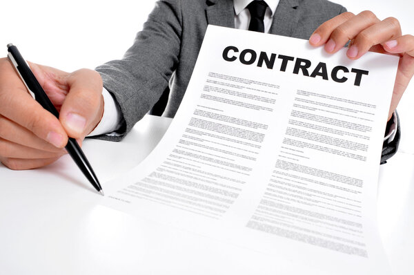 Contrato — Foto de Stock