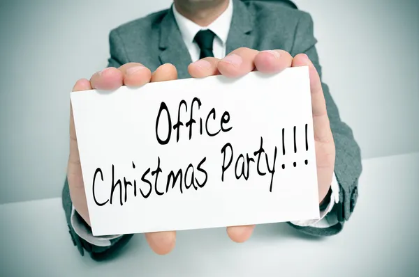 Office christmas party — Stock Photo, Image