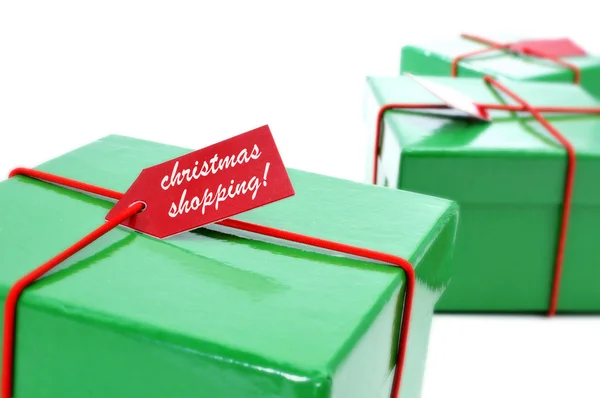 Shopping natalizio — Foto Stock