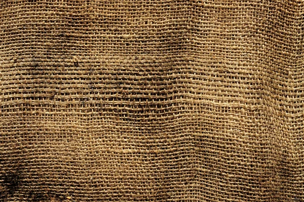 Vieux tissu de toile de jute — Photo